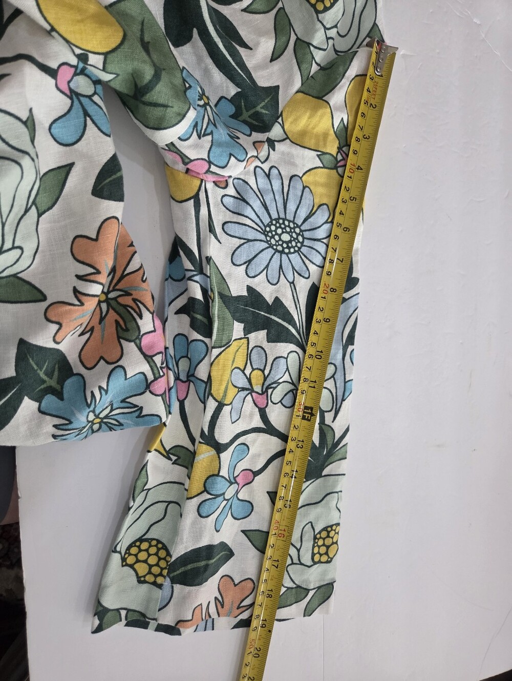Boden Women's Floral Mini Shift Linen Dress in Multi sz.10 - Picture 8 of 10